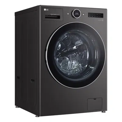 Lg Ventless Washer/dryer Combo Washcombo, All-in-one Mega Capacity With Inverter Heatpump, Technology A In Matte Black