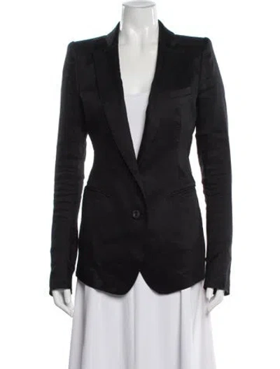 Pre-owned L.g.b. Linen Blazer In Gray