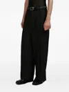 Lgn Louis Gabriel Nouchi Belted Trousers In Black
