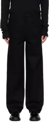 Lgn Louis Gabriel Nouchi Black 5-pocket Straight-leg Jeans In Black
