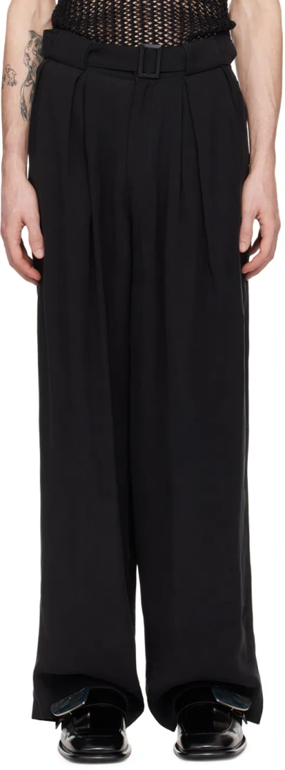 Lgn Louis Gabriel Nouchi Black Summer Trousers