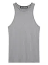 Lgn Louis Gabriel Nouchi Cross-back Tank Top In Gray