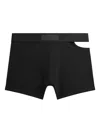 Lgn Louis Gabriel Nouchi Black Logo Patch Boxer Briefs In Black