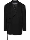 LGN LOUIS GABRIEL NOUCHI DOUBLE-BREASTED BLAZER