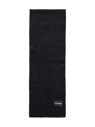 Lgn Louis Gabriel Nouchi Logo-detail Scarf In Black