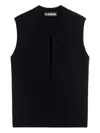 Lgn Louis Gabriel Nouchi Sleeveless Cut-out Top In Black