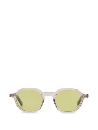 Lgr Algiers Geometric-frame Tinted Sunglasses In Brown