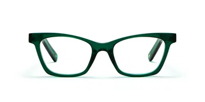 Lgr Alizé 5664 Women's Glasses Green Size 55 - Free Lenses - Blue Light Block Available