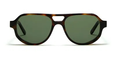 Lgr Asmara Explorer 5703 Men's Sunglasses Tortoiseshell Size 54