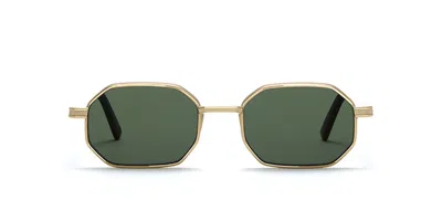 Lgr Axum 6461 Men's Sunglasses Gold Size 50