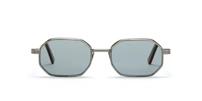 Lgr Axum 6462 Men's Sunglasses Silver Size 50