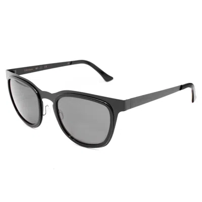 Lgr Black Stainless Steel Sunglasses