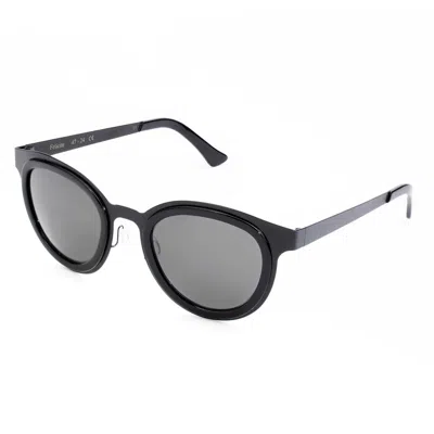 Lgr Black Stainless Steel Sunglasses