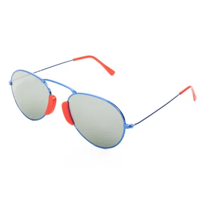 Lgr Blue Metal Sunglasses