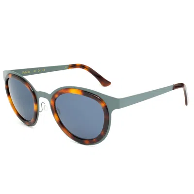 Lgr Blue Stainless Steel Sunglasses