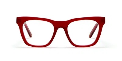 Lgr Cecile 5666 Occhiali Da Vista Rossi Per Uomo (solo Montatura)