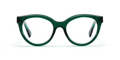 Lgr Cleopatra Bold 6475 Occhiali Da Vista Verdi Per Uomo (solo Montatura)