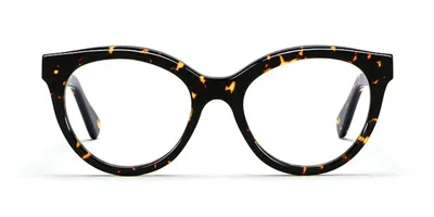 Lgr Cleopatra Bold Men's Glasses, Tortoiseshell, Size 52 In Brown