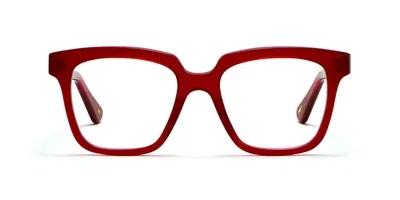 Lgr Dakhla 5555 Occhiali Da Vista Rossi Per Uomo (solo Montatura)