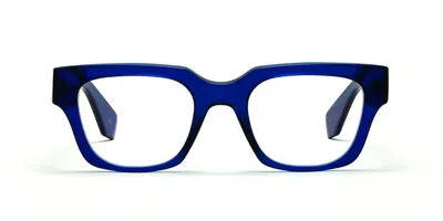 Lgr Desert 6041 Occhiali Da Vista Blu Per Uomo (solo Montatura)