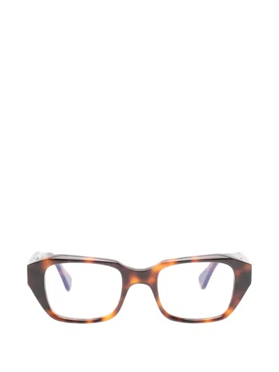 Lgr Egypt Rectangle-frame Glasses In Brown