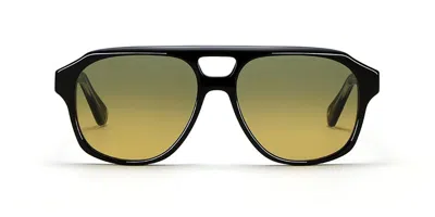 Lgr Gabon 7022 Men's Sunglasses Black Size 57 In Multi