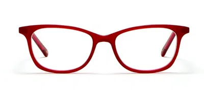 Lgr Giza 5752 Occhiali Da Vista Rossi Per Uomo (solo Montatura)