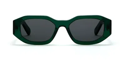Lgr Khartoum 5455 Men's Sunglasses Green Size 53