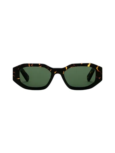 Lgr L. G. R. Khartoum - Dark Havana Sunglasses In Black