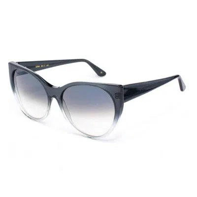 Lgr Black Acetate Sunglasses In Blue