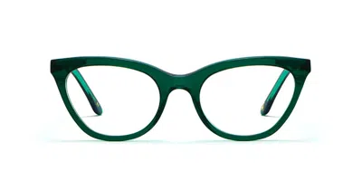 Lgr Luiza 5670 Occhiali Da Vista Verdi Per Donna (solo Montatura)