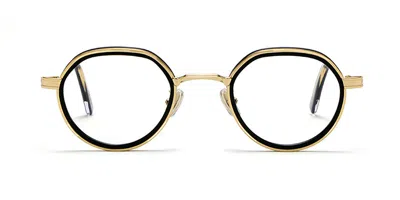 Lgr Meknes Lions Of Ethiopia 6826 Men's Glasses Gold Size 47 - Free Lenses - Blue Light Block Available In Multi
