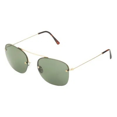 Lgr Men's Sunglasses  Maasai-gold-02 Golden  54 Mm Gbby2 In Green