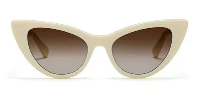 Lgr Orchid Bold 75 Occhiali Da Sole Bianchi Per Donna