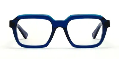 Lgr Raffaello Men's Glasses, Blue, Size 55