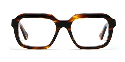 Lgr Raffaello 6499 Men's Glasses Tortoiseshell Size 55 - Free Lenses - Blue Light Block Available In Brown