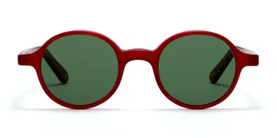 Lgr Reunion 5464 Men's Sunglasses Red Size 48 In Green