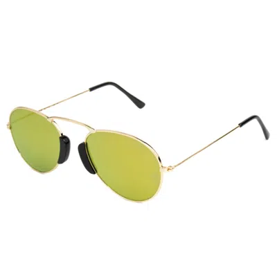 Lgr Unisex Sunglasses  Agadir-gold-01  54 Mm Gbby2