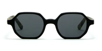 Lgr Zanzibar 5441 Men's Sunglasses Black Size 46