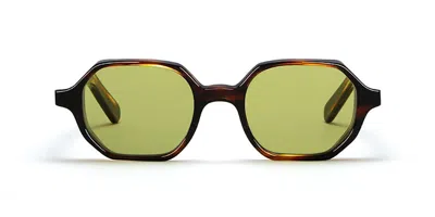 Lgr Zanzibar Carnet De Voyage 6549 Occhiali Da Sole Per Uomo In Brown