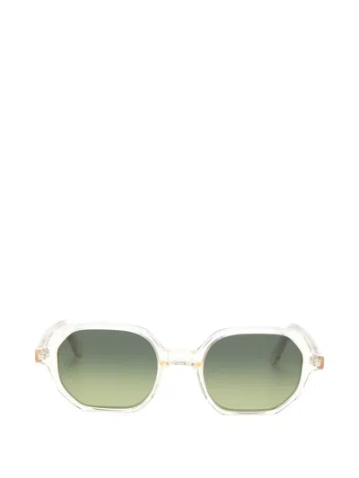 Lgr Zanzibar Geometric-frame Sunglasses In Yellow