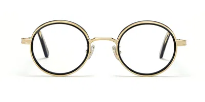 Lgr Zelalem Lions Of Ethiopia 6939 Men's Glasses Gold Size 46 - Free Lenses - Blue Light Block Available In Multi