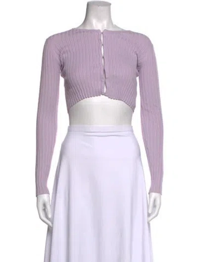 Pre-owned Lhd Crew Neck Sweater In Purple