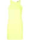 Lhd Hockney Sleeveless Backless Mini Dress In Gelb