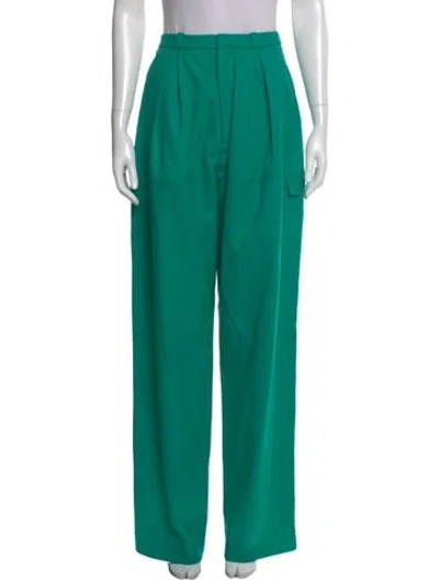 Pre-owned Lhd Wide Leg Pants In Green