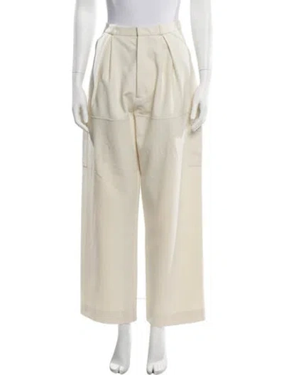 Pre-owned Lhd Wide Leg Pants In Neutrals