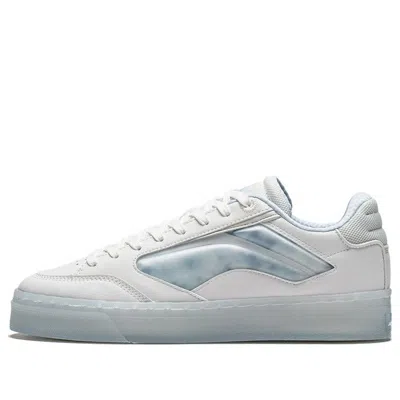 Li-ning 180 Low Cozy Skateboarding Shoes Frost White In Gray