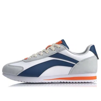 Li-ning 3km Classic Retro Forrest Gump Athleisure Casual Sports Shoes White Gray Blue