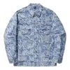 Li-ning All-over Print Denim Jacket 'denim Blue'