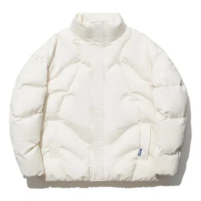 Li-ning All-over Print Down Jacket 'beige' In Neutral